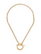 Gucci 18K Icon Toggle Chain Necklace