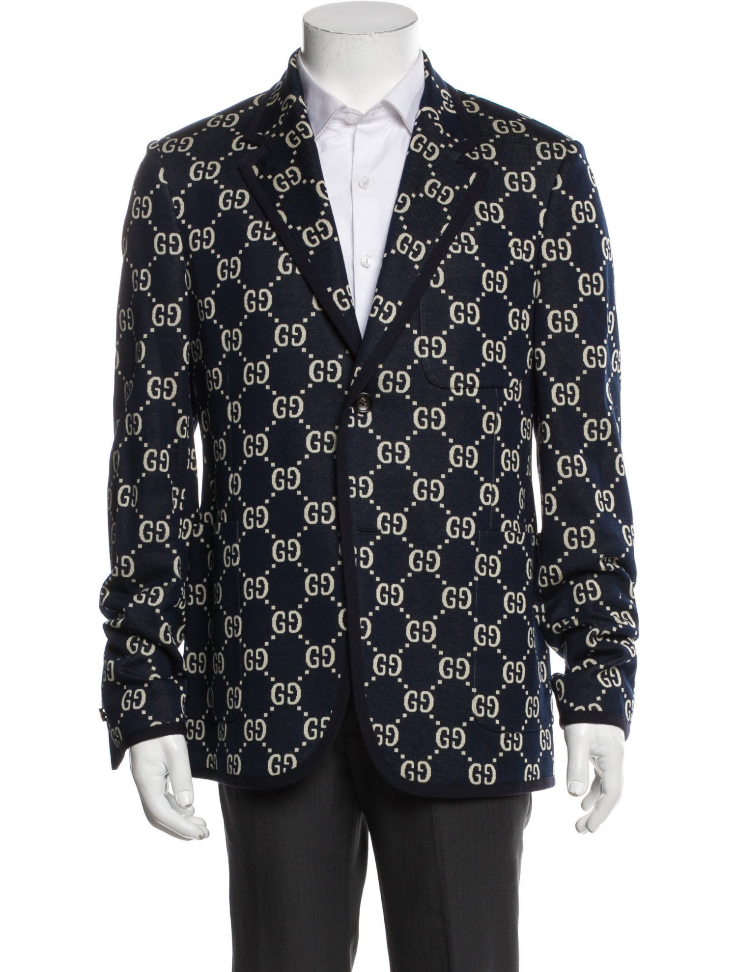 KIKO様 Kiko Kostadinov 2022 Brutus Crochet Blazer - Grey Suiting