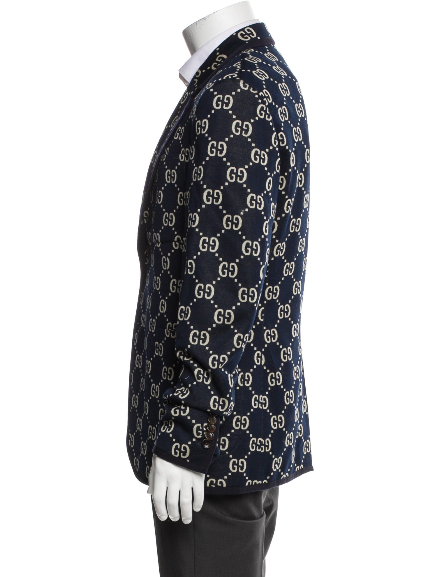 Gucci 2020 GG Logo Blazer