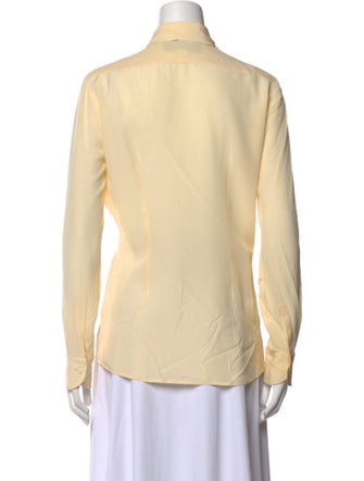 Gucci Long Sleeve Button-Up Top