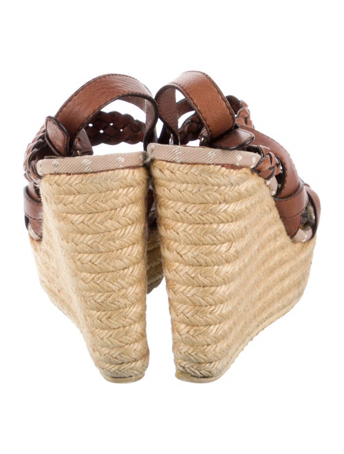 Gucci Leather Colorblock Pattern Espadrilles