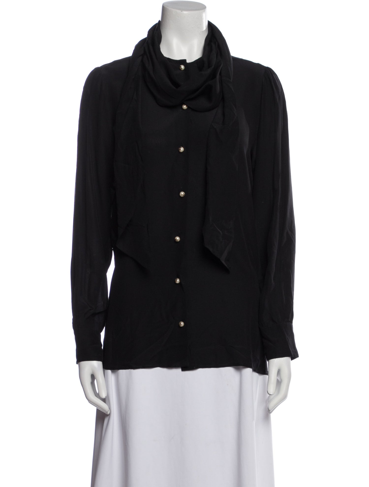 Gucci 2017 Silk Button-Up Top