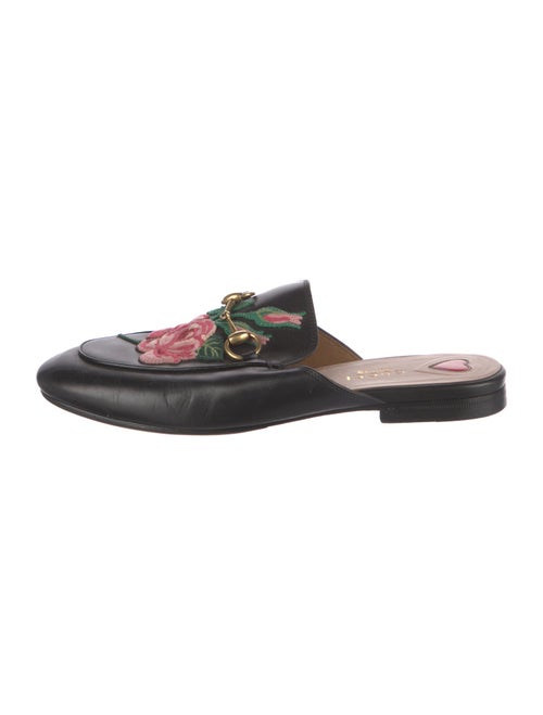 Gucci Horsebit Accent Leather Mules
