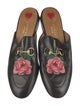Gucci Horsebit Accent Leather Mules