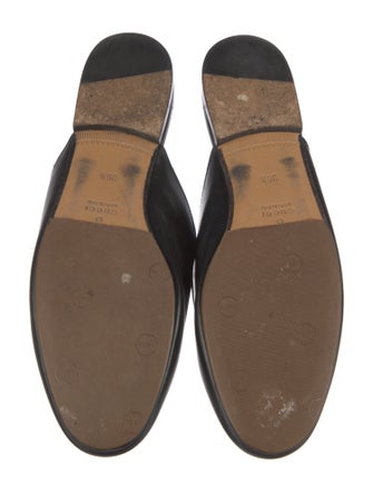 Gucci Horsebit Accent Leather Mules