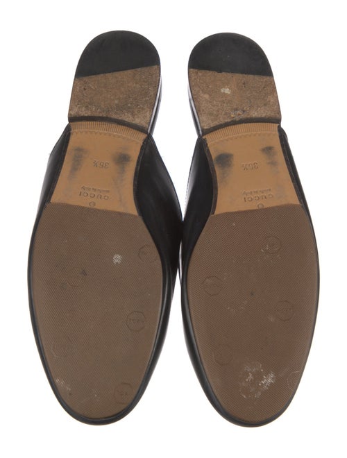Gucci Horsebit Accent Leather Mules