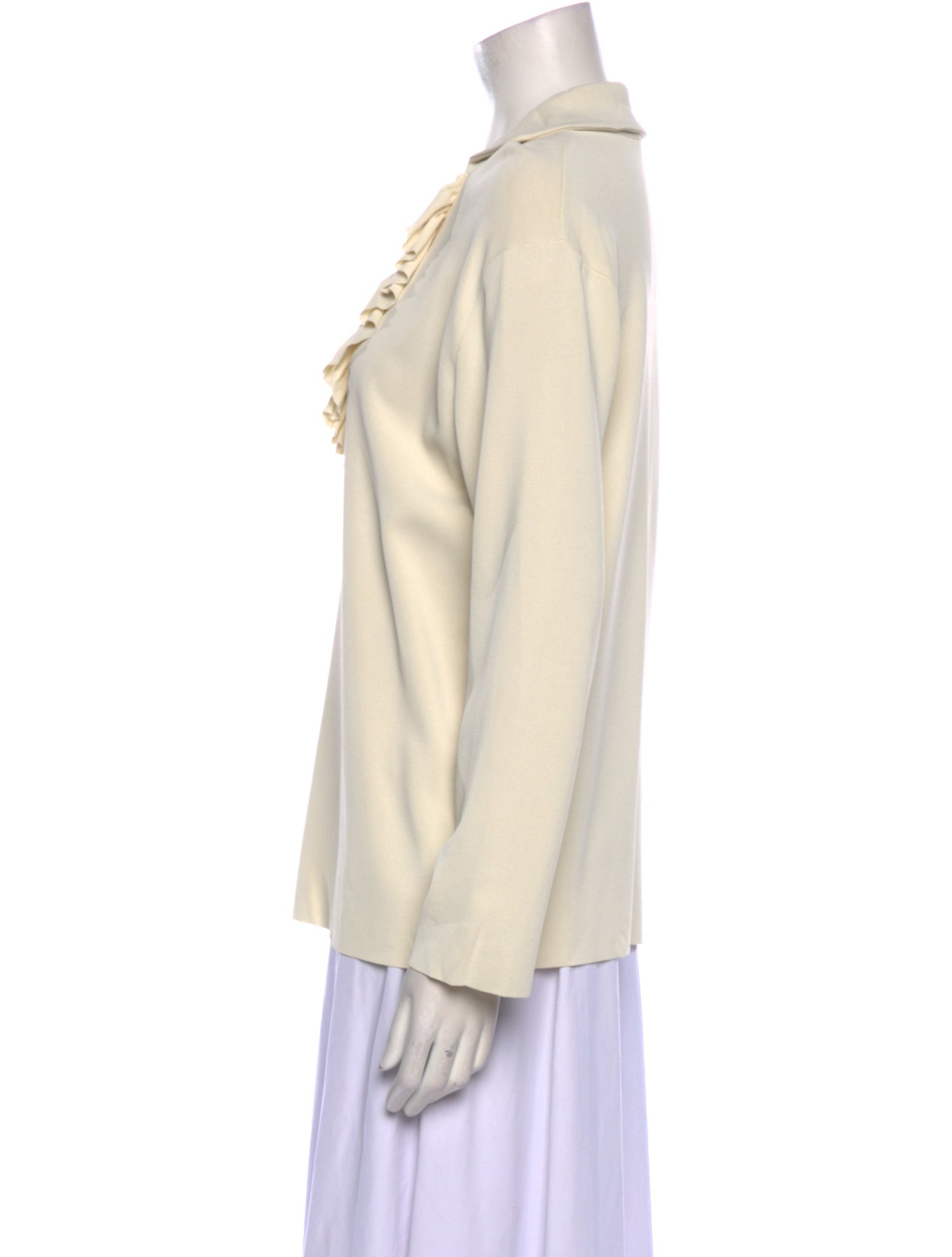 Gucci V-Neck Long Sleeve Top