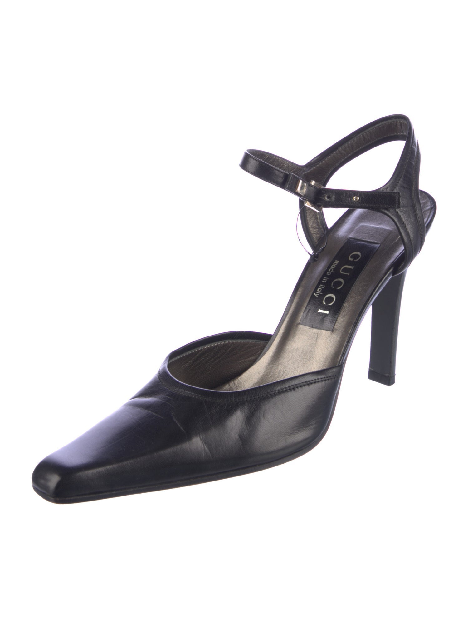 Gucci Leather D'Orsay Pumps