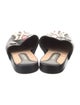 Gucci Web Accent Leather Mules