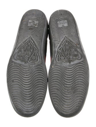 Gucci Sylvie Web Accent Leather Sneakers