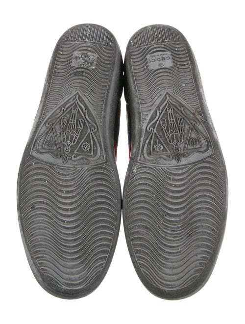 Gucci Sylvie Web Accent Leather Sneakers