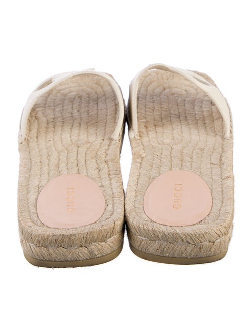 Gucci Interlocking G Logo Leather Espadrilles