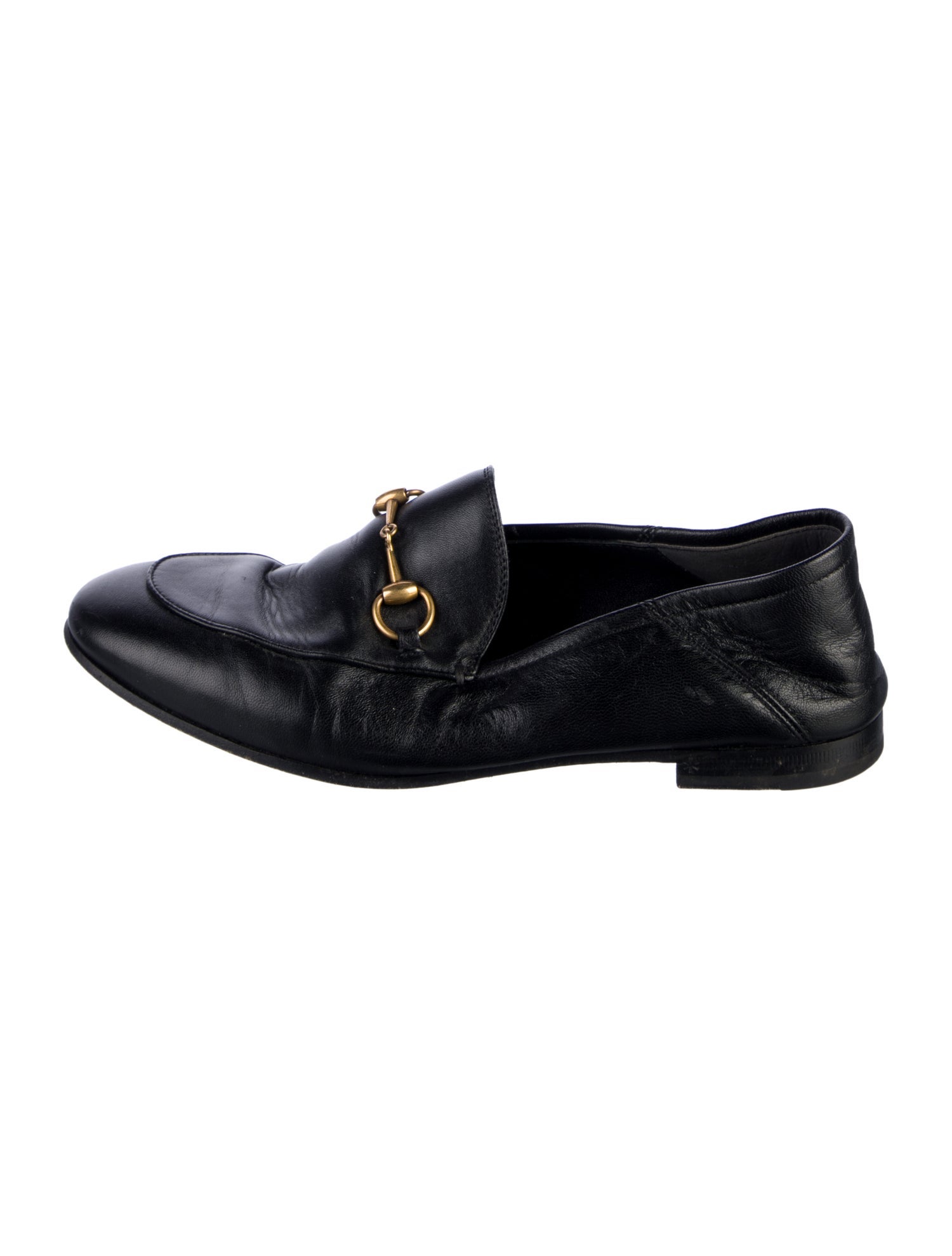 Gucci Horsebit Accent Leather Loafers