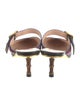 Gucci Sylvie Web Accent Leather Mules