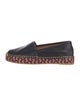 Gucci Sylvie Web Accent Leather Espadrilles