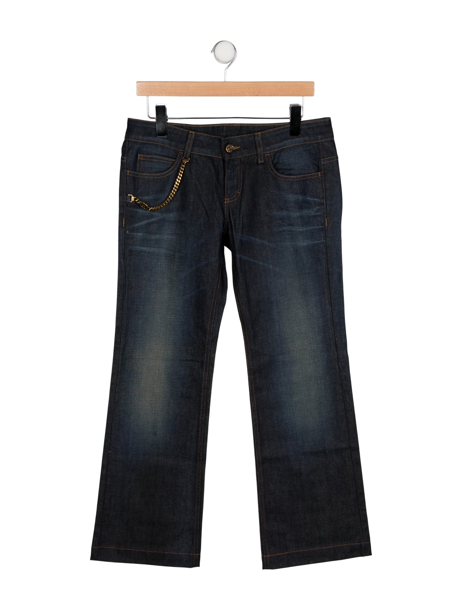 Gucci Low-Rise Wide Leg Jeans