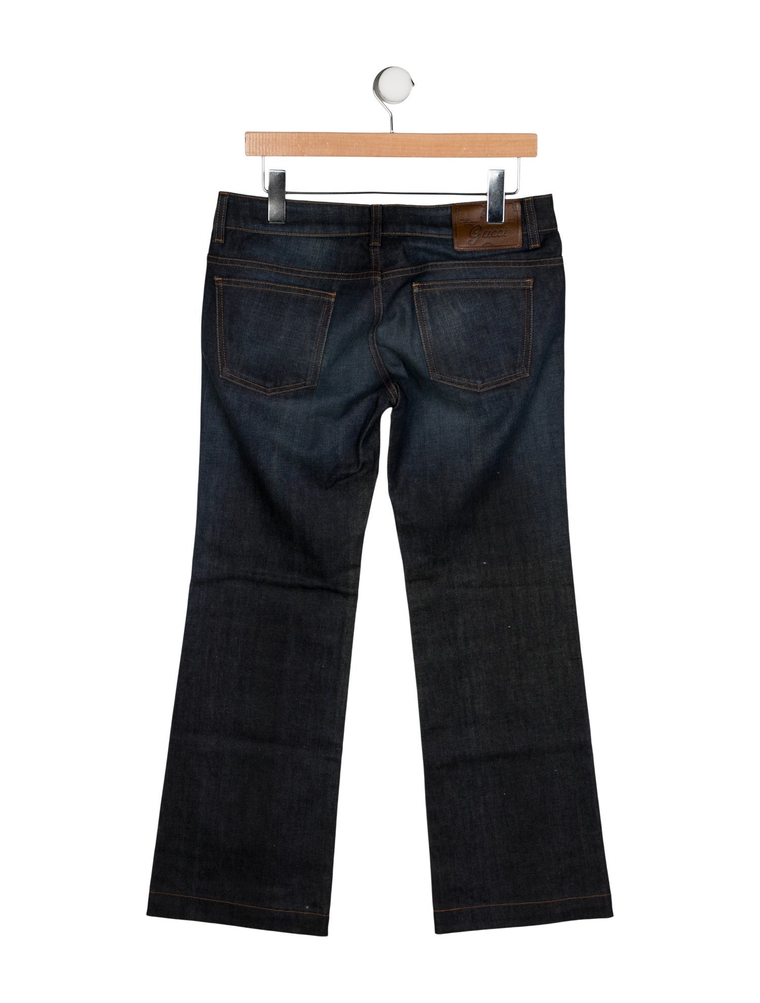 Gucci Low-Rise Wide Leg Jeans