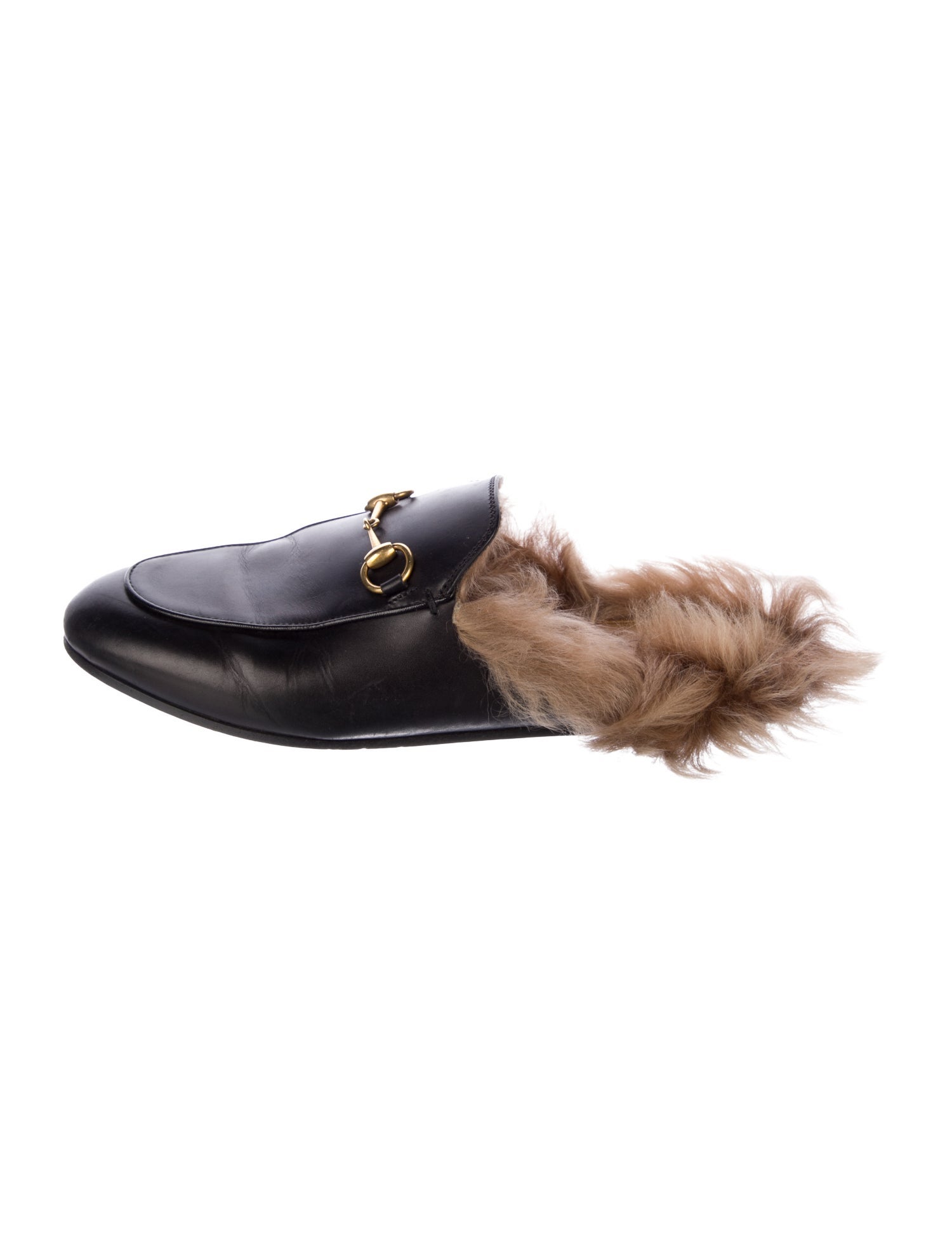 Gucci Horsebit Accent Leather Mules