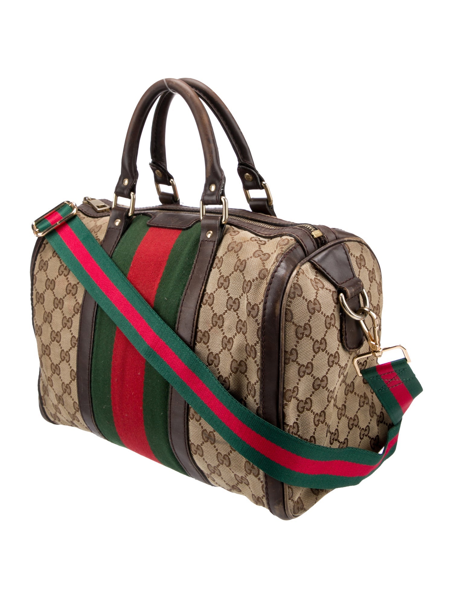 Gucci GG Canvas Boston Medium