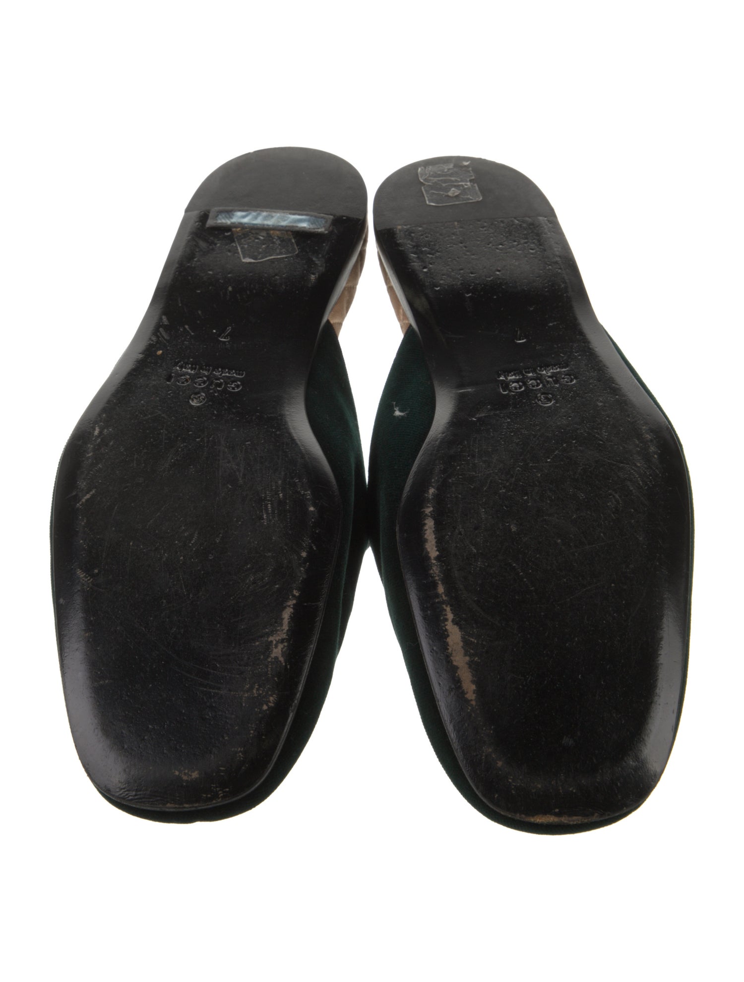 Gucci Kingsnake Velvet Mules