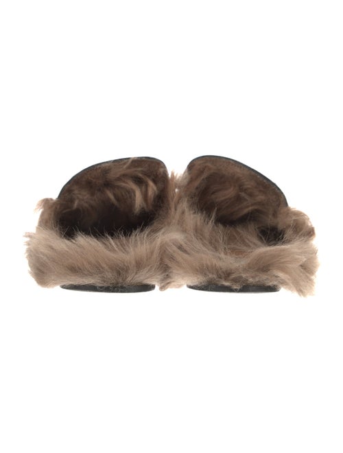 Gucci Horsebit Accent Patent Leather Mules