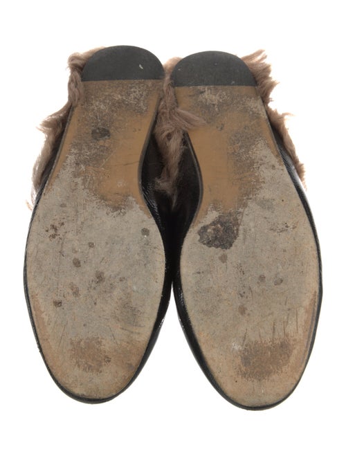 Gucci Horsebit Accent Patent Leather Mules