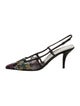 Gucci GG Canvas Mesh Slingback Pumps
