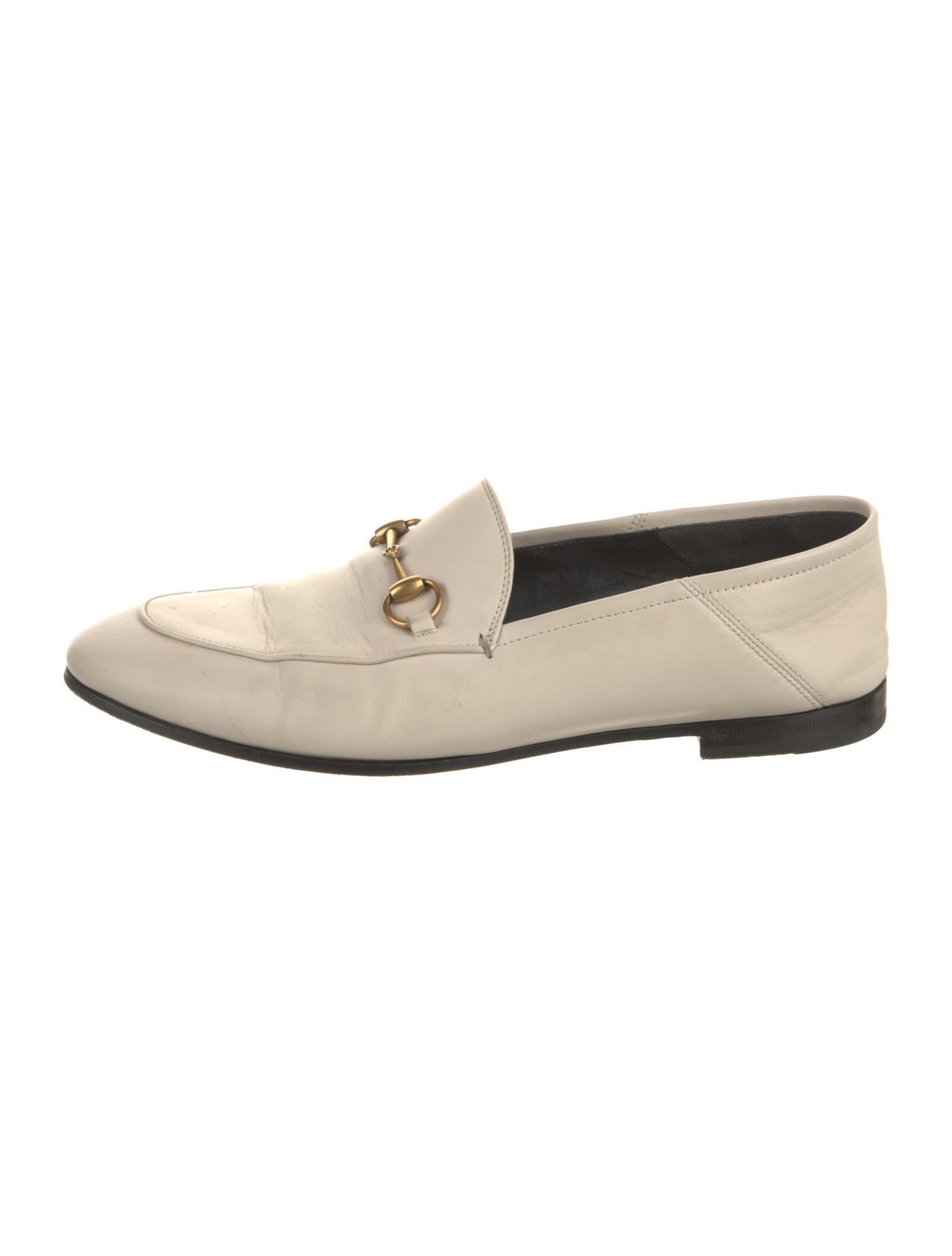 Gucci Horsebit Accent Leather Loafers