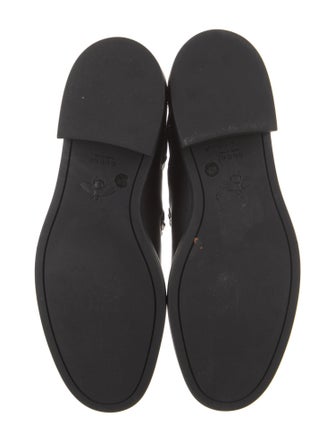 Gucci Chain-Link Accent Leather Chelsea Boots