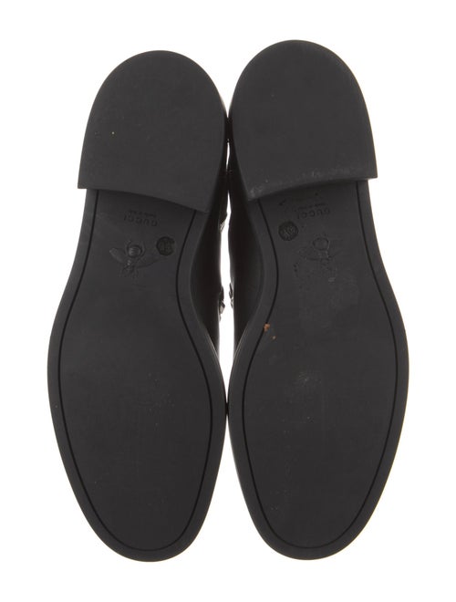 Gucci Chain-Link Accent Leather Chelsea Boots