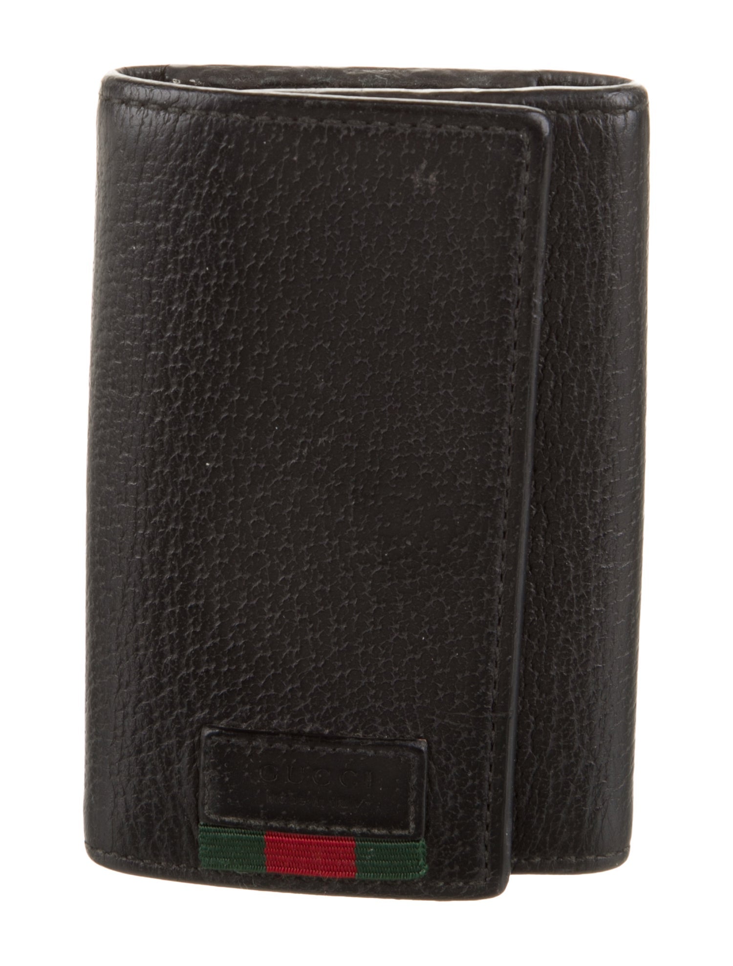 Gucci Black Leather Key Case