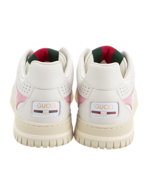 Gucci Web Accent Leather Sneakers