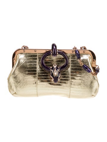 Gucci Handle Bags Lizard Serpent