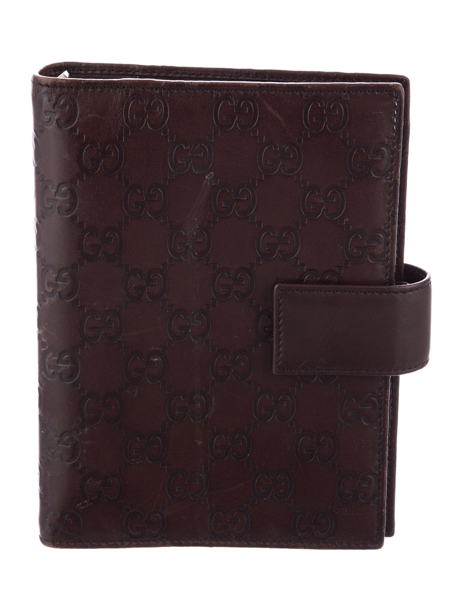 Gucci Signature Leather Agenda Cover