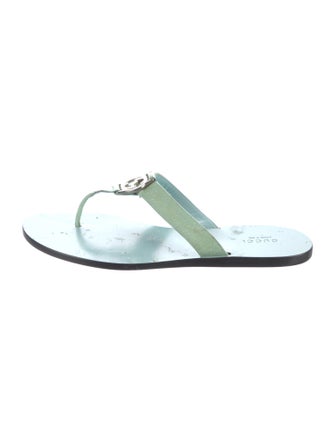 Gucci Patent Leather Slides