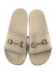 Gucci Horsebit Accent Leather Slides