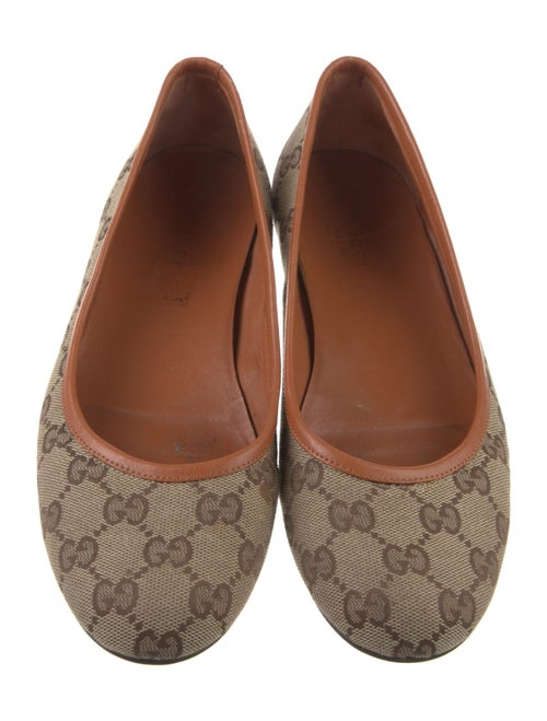 Gucci GG Canvas Canvas Ballet Flats