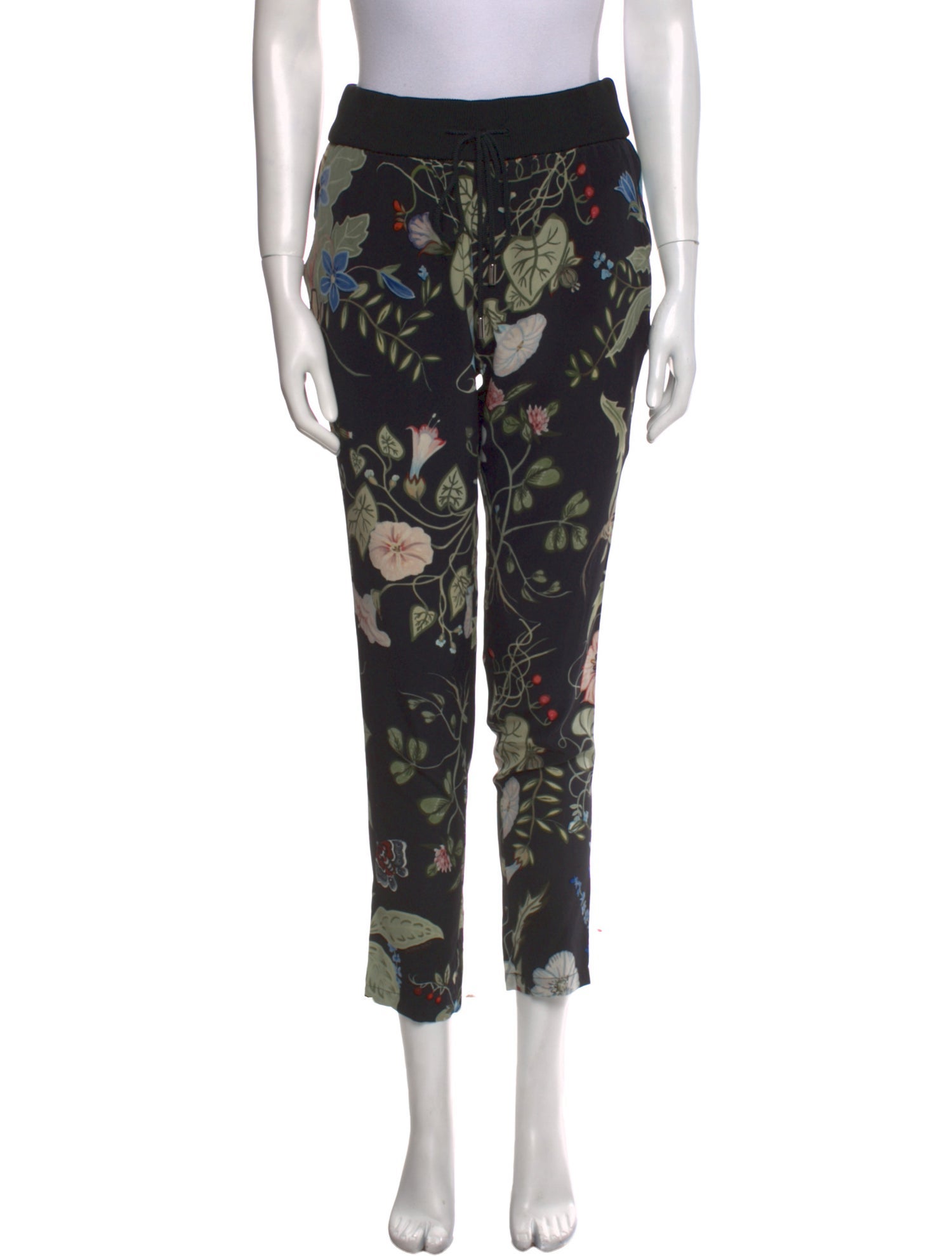 Gucci Silk Skinny Leg Pants
