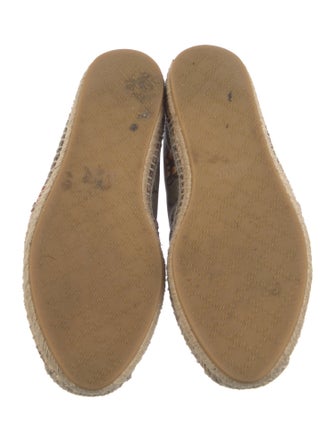Gucci GG Supreme Whipstitch Trim Espadrilles
