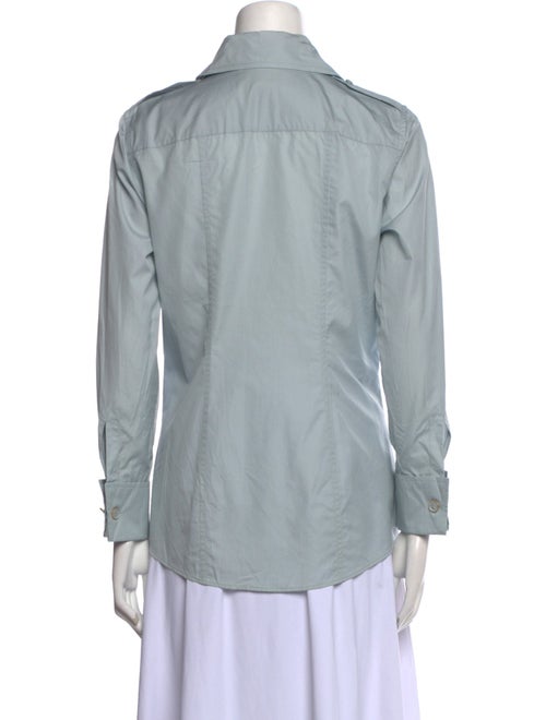 Gucci 2022 Long Sleeve Button-Up Top