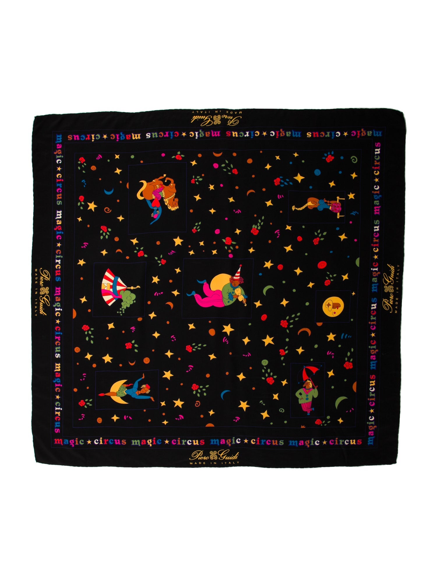 Piero Guidi Silk Printed Scarf