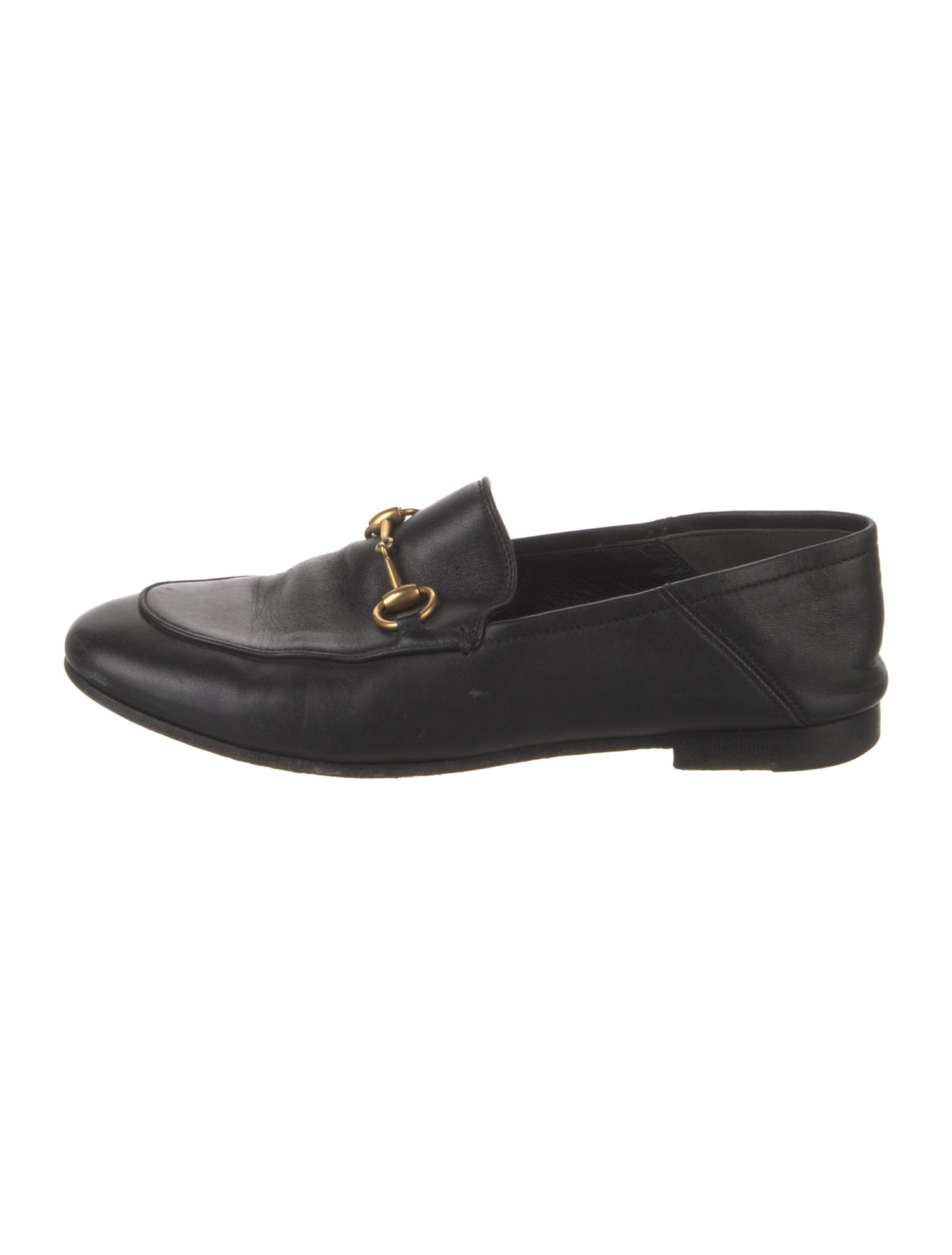 Gucci Horsebit Accent Leather Loafers