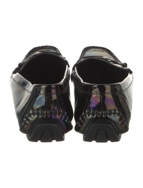 Gucci Web Accent Patent Leather Loafers