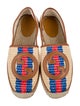 Gucci Interlocking G Logo Straw Espadrilles