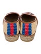 Gucci Interlocking G Logo Straw Espadrilles