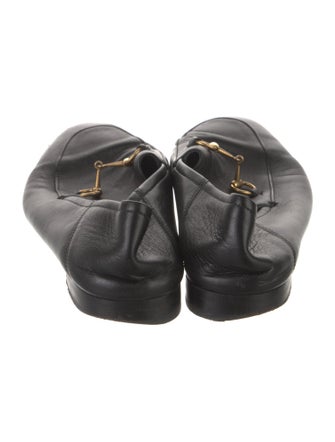 Gucci Horsebit Accent Leather Loafers