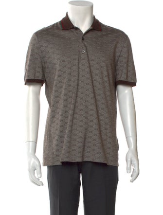 Gucci GG Logo Collar Polo Shirt