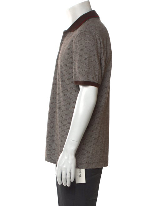 Gucci GG Logo Collar Polo Shirt