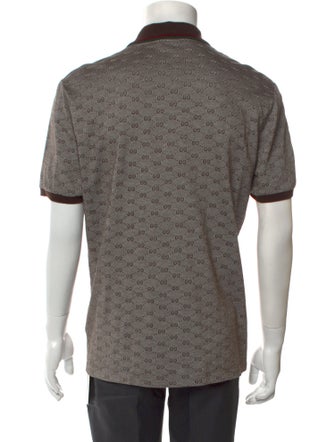 Gucci GG Logo Collar Polo Shirt