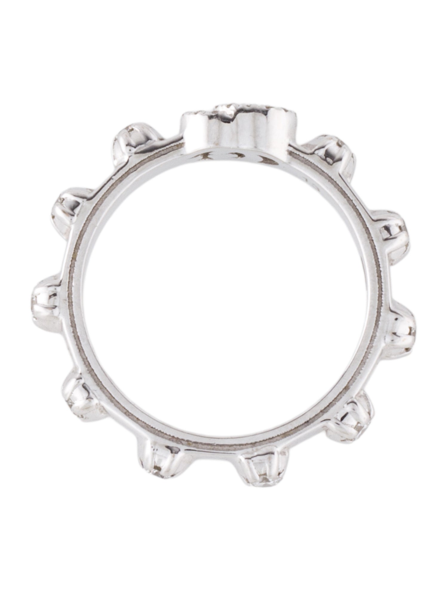 Gucci 18K Diamond Running G Ring